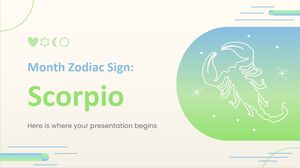 Signe du zodiaque du mois : Scorpion