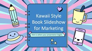 عرض شرائح كتاب Kawaii Style للتسويق