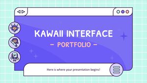 Portafolio de interfaz Kawaii