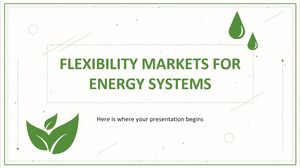 Marchés de flexibilité pour les systèmes énergétiques