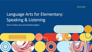 İlköğretim için Dil Sanatları - 3. Sınıf: Konuşma ve Dinleme