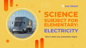 Science Subject for Elementary - 2nd Grade: Electricity