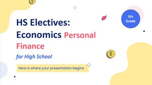 고등학교 선택과목 경제학 과목 - 9학년: 개인 금융