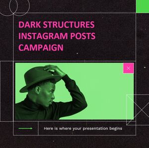 Karanlık Yapılar Instagram Gönderi Kampanyası