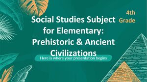 小學至四年級社會研究科目：史前與古代文明