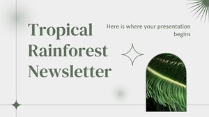 열대우림 뉴스레터
