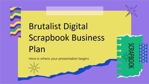 Brutalist Digital Scrapbook Business Plan