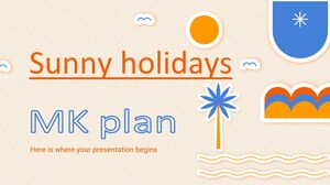 Piano MK per le vacanze soleggiate