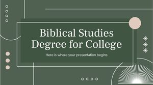 Gelar Studi Alkitab untuk Perguruan Tinggi