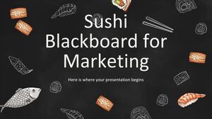 Papan Tulis Sushi untuk Pemasaran