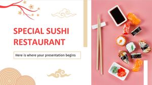 Restaurant special pentru sushi