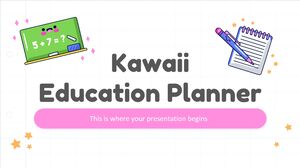 Pianificatore educativo Kawaii