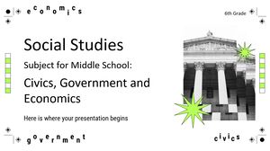 中學 - 六年級社會研究科目：公民、政府與經濟學