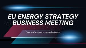 Pertemuan Bisnis Strategi Energi UE