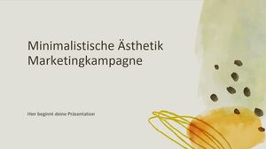 Minimalist Aesthetics Marketing Campaign