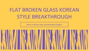 平らな割れたガラスの韓国スタイルのブレークスルー