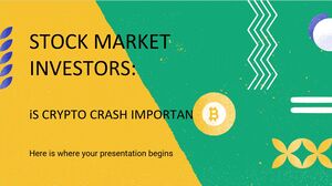 Stock Market Investors: Is Crypto Crash Important?