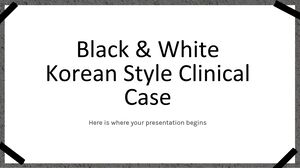 白黒の韓国式臨床例