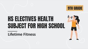 Sujet de santé au choix HS pour le lycée - 9e année : Fitness à vie