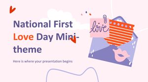 يوم الحب الوطني الأول Minitheme