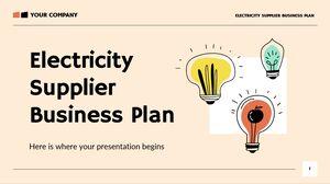 Бизнес-план поставщика электроэнергии