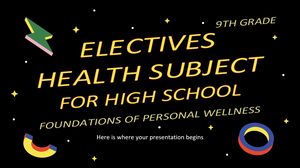Sujet de santé au choix HS pour le lycée - 9e année : Fondements du bien-être personnel