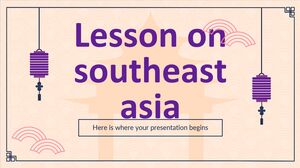 Lecție despre Asia de Sud-Est