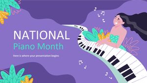 National Piano Month