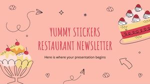 Boletín del restaurante Yummy Stickers