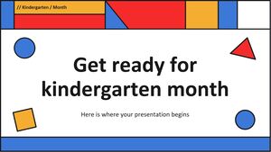 Get Ready for Kindergarten Month