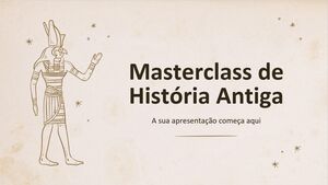 Kelas Master tentang Sejarah Kuno