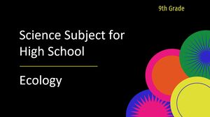 Disciplina de Ciências para Ensino Médio - 9º Ano: Ecologia