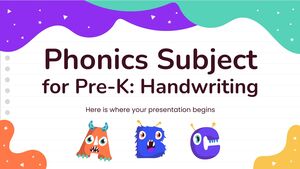 Subiect de fonetică pentru pre-K: scris de mână
