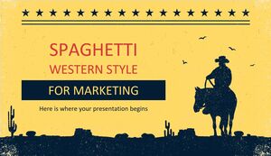 Spaghetti-Western-Stil für das Marketing