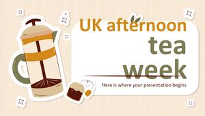 Minithème de la Semaine du thé de l'après-midi au Royaume-Uni