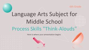中学语言艺术科目“大声思考”过程技能