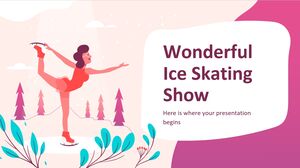 عرض رائع للتزلج على الجليد