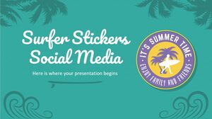 Surfer Stickers Social Media