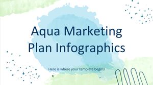 Aqua Marketing Plan Infographics