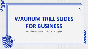 비즈니스용 Waurum Trill 슬라이드