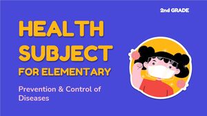 Disciplina de Saúde para Ensino Fundamental - 2º Ano: Prevenção e Controle de Doenças