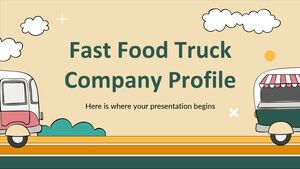 Perfil da empresa de caminhão de fast food
