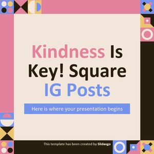 La gentilezza è la chiave! Post IG quadrati
