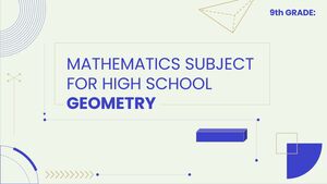 Materia di Matematica per la Scuola Superiore - 9° Grado: Geometria