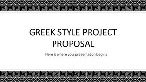 Proposta di progetto in stile greco