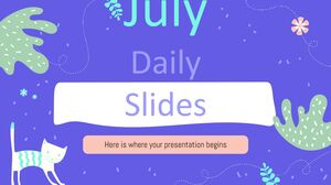 Diapositivas diarias de julio