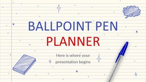 Agenda con penna a sfera