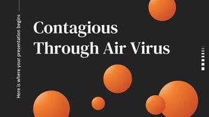 Virus contagioso a través del aire
