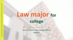 Hauptfach Jura für das College