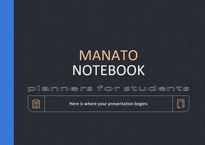 Planificateurs de carnets Manato pour étudiants